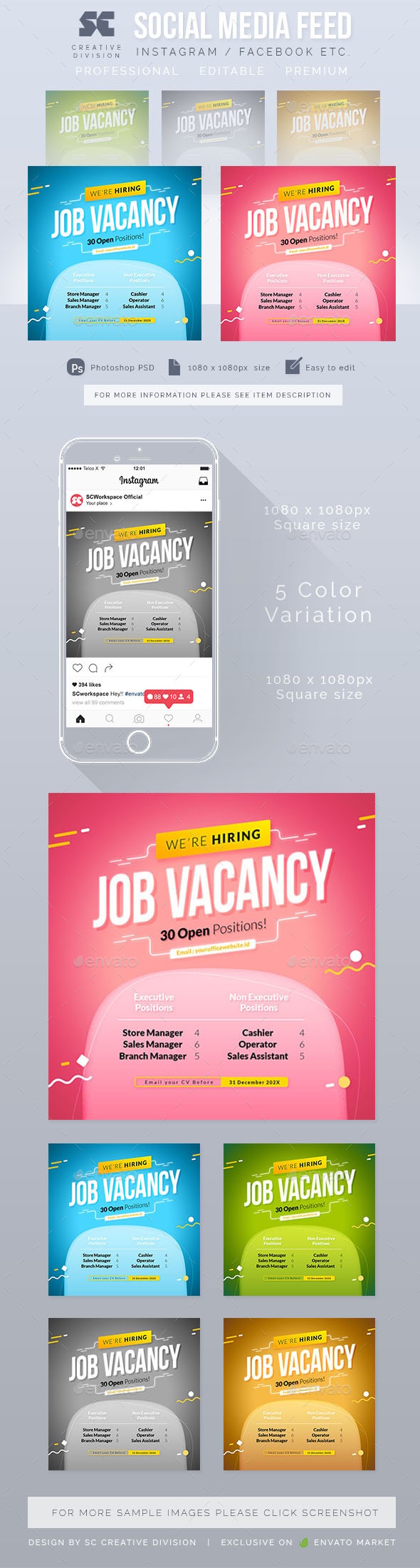 Career Social Media Post Web Elements GraphicRiver career-social-media-post-web-elements-graphicriver